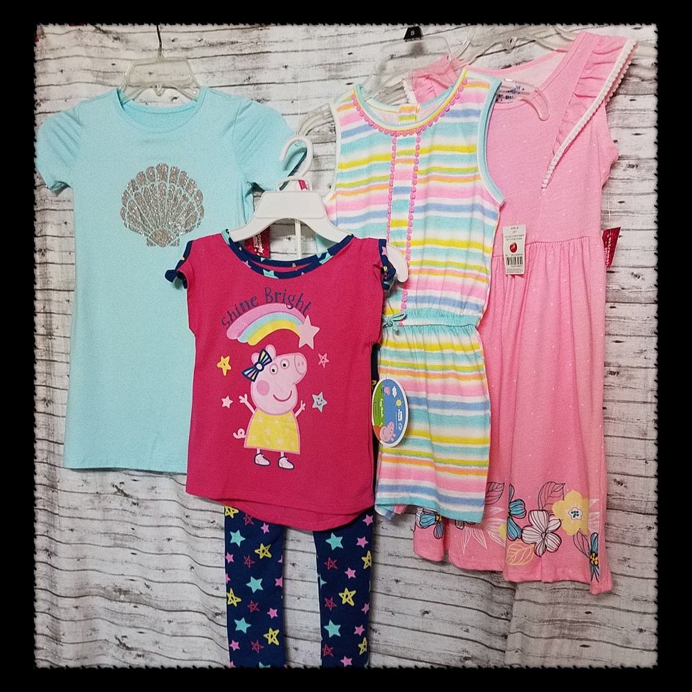 Bundle of various little girls clothing sz 5/6